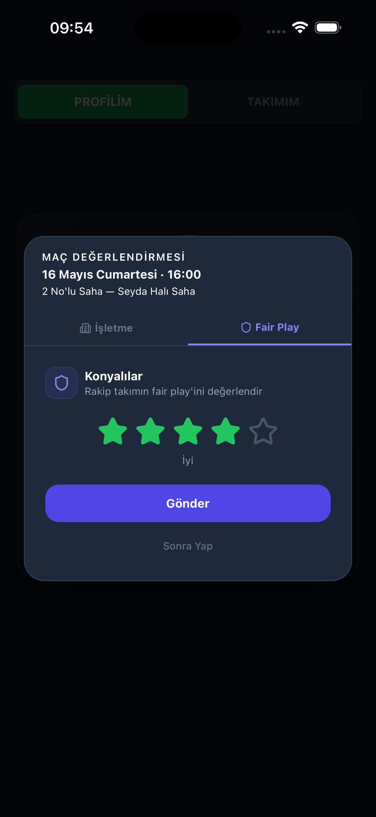 Rakip Değerlendirme